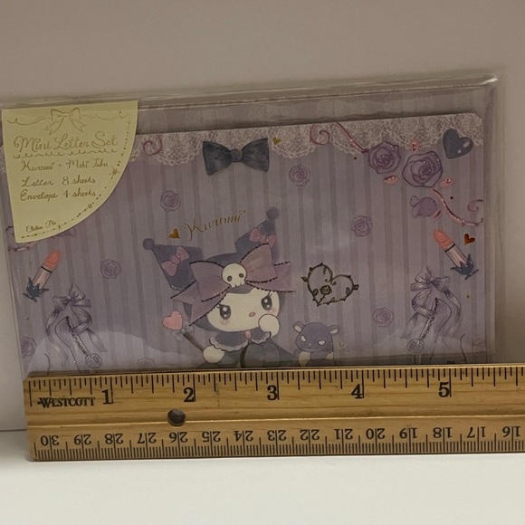 Kuromi Miki Takei Mini Letter Set - Picture 6 of 6